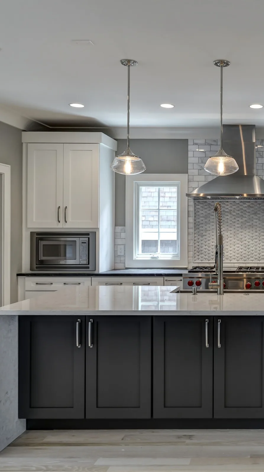 Modern White Shaker Kitchen Cabinet Door Ready To Assembled Solid Wood ...