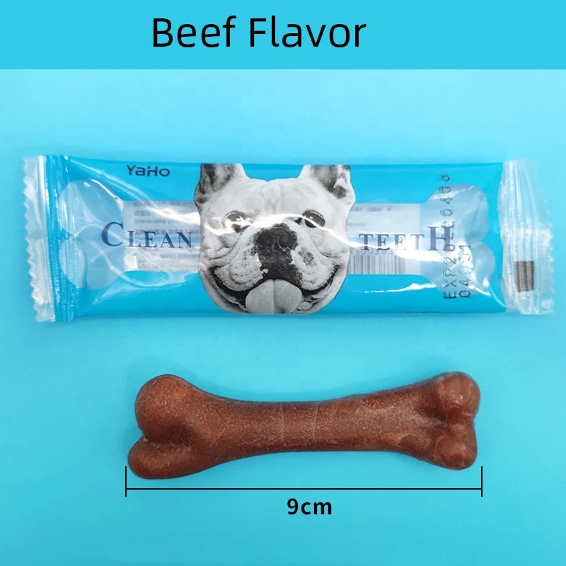 Wholesale Private Label Healthy Chicken Beef Flavor Bone Dog Chew Treats Teeth Cleaning Dental Care Natural Dog Treats