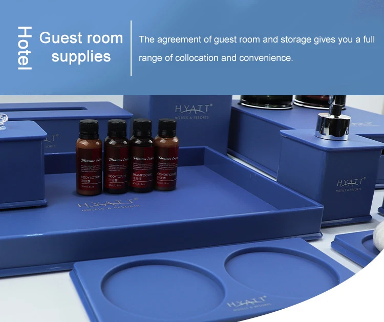 China Cheap Wholesale Every Hotel Hotel Bathroom Supplies Acrylic Tray