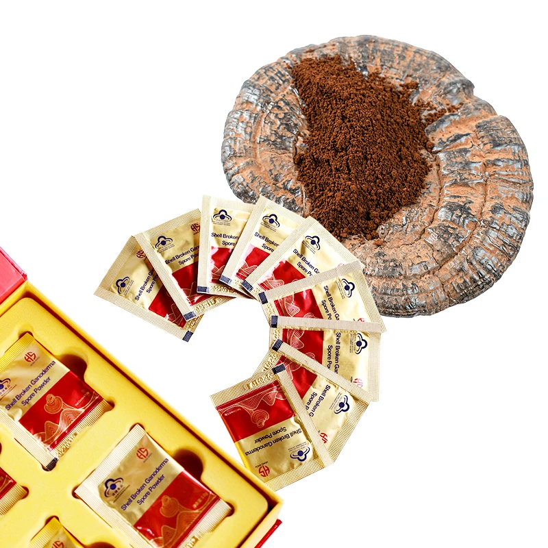 Wholesale Organic Wild Wall Broken Dried Ganoderma Lucidum Reishi Lucid Extract Spore Powder