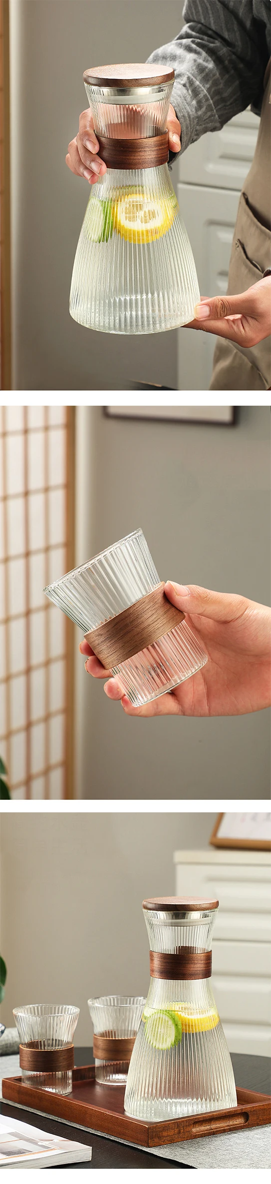 Traditional Style Decanter Set 5 Pcs