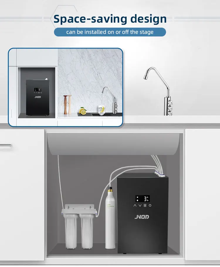 Jnod Commercial Chilled Sparkling Water Faucet Home Instant Sparkling