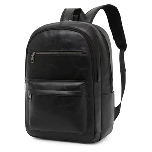 New Custom Stylish Leather Waterproof Travel Men's Backpack