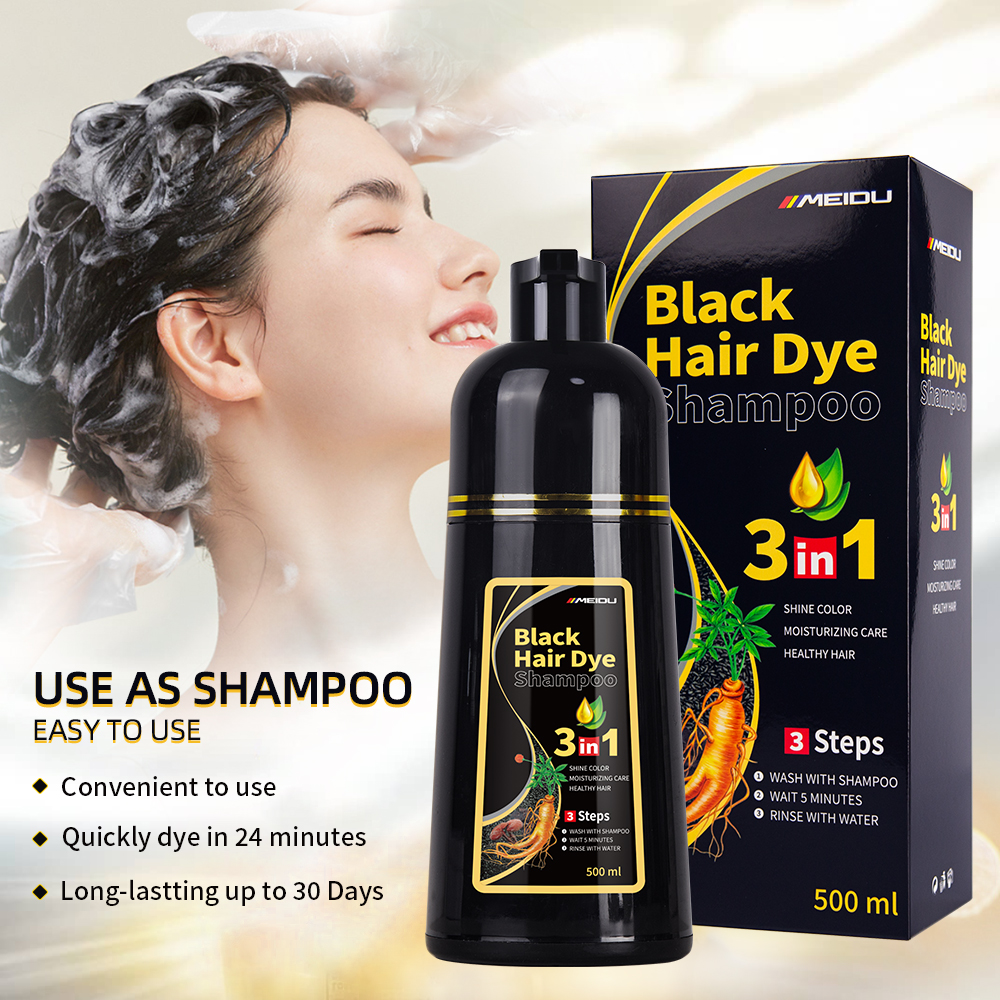 Amazon.com : DEXE Black Hair Dye Shampoo for Gray Hair