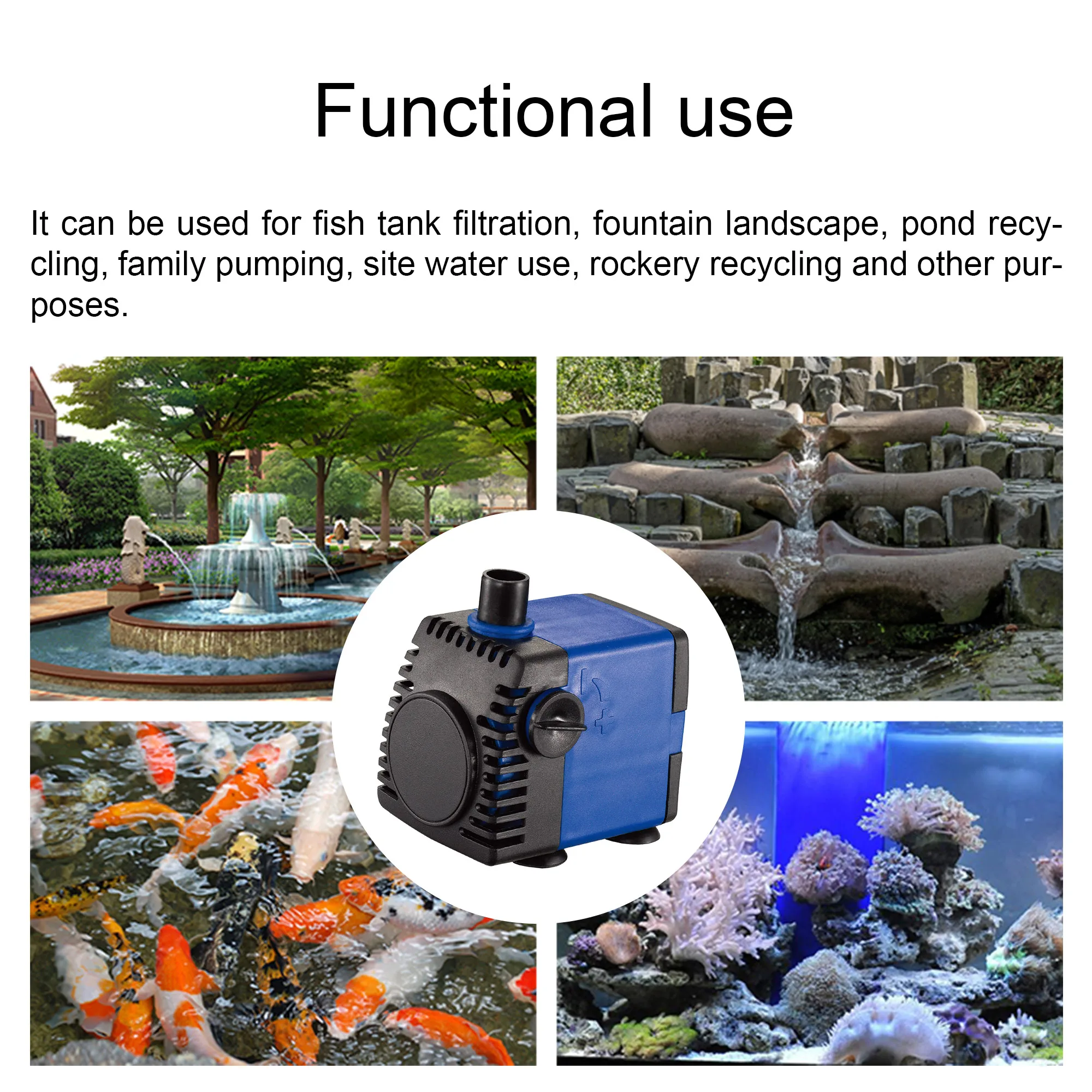 Manufacturer Jajale Db6630 Aquarium Fountain Pump For Fish Tank