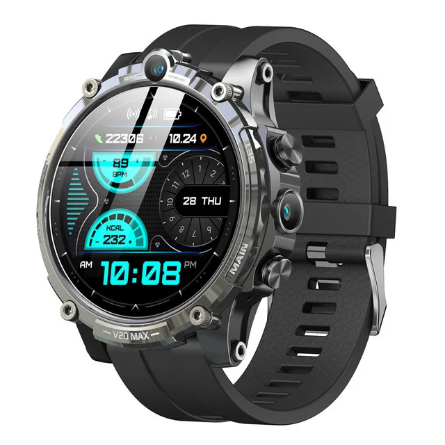 スマートウォッチ V20 MAX 4G 3G デュアルカメラ GPS 2Gメモリ 16GB Android V20 4G スマートウォッチ on Fast PRO」で初めてのデュアルカメラ体験