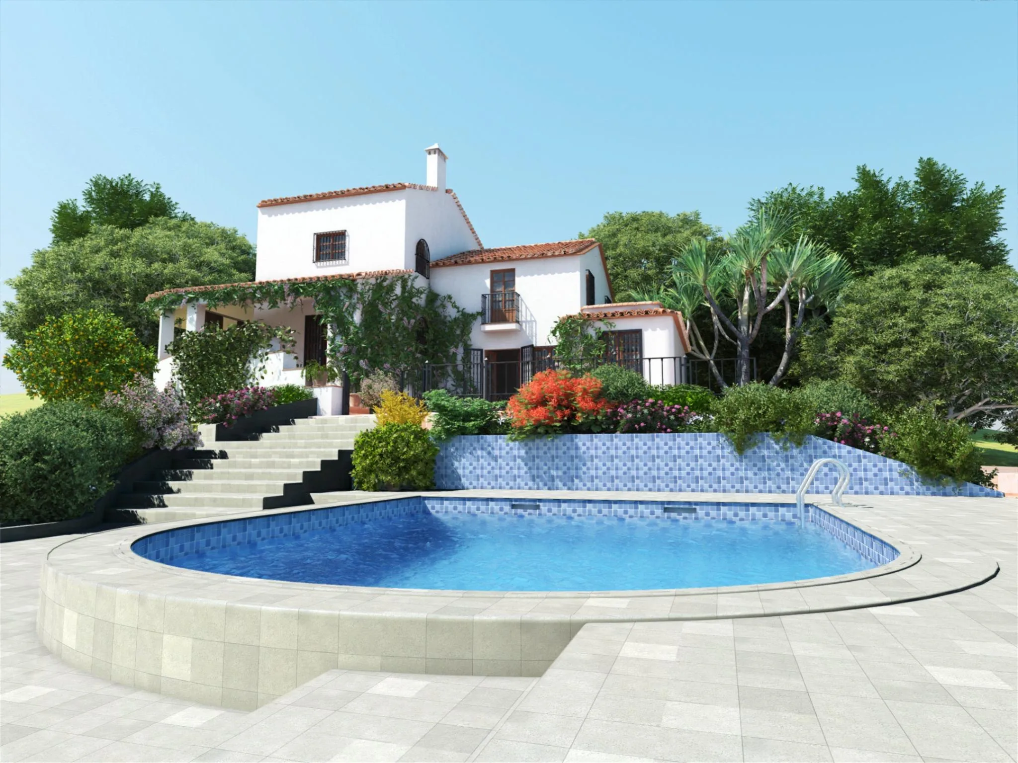 product china sesame grey granite swimming pool coping tiles manufactures popular grey cubestone for outdoor design-5