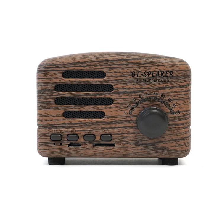 Amazing Design for Old Style Radio Classical Bluetooth Wireless Speaker Colorful Bluetooth Speaker