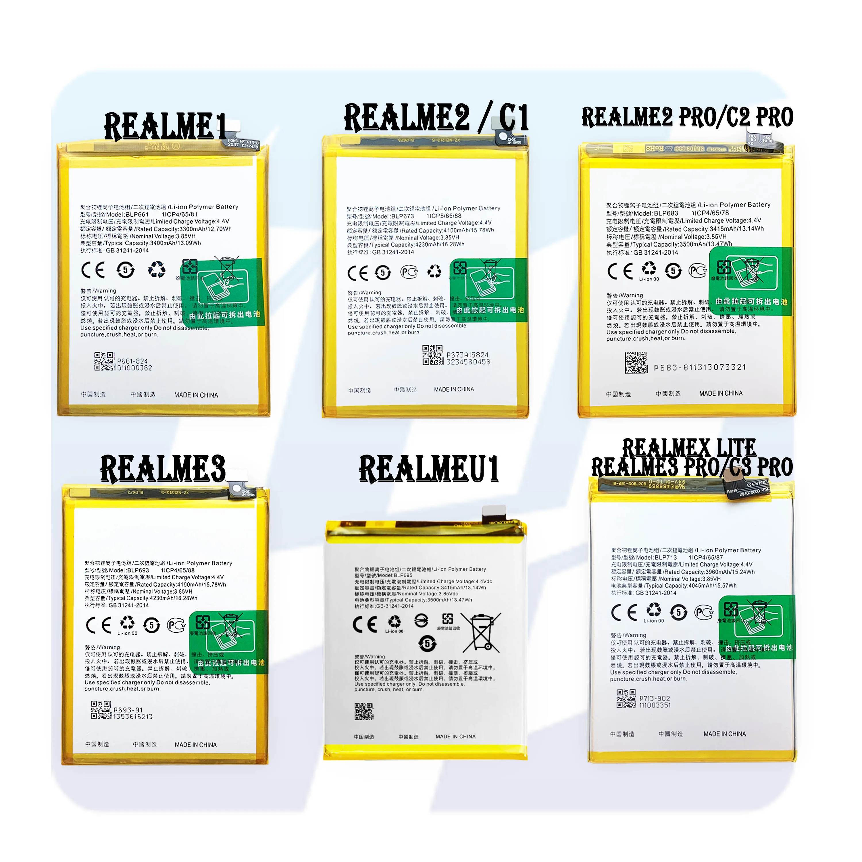 Realme Mobile Phone Batteries - High Capacity & Reliable