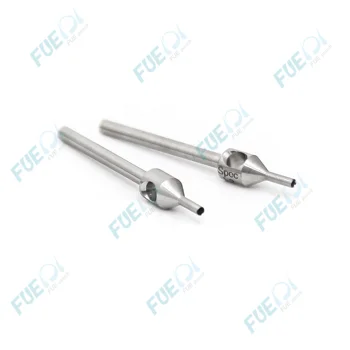 Serrated fue punch  for hair implant 0.6 0.7 0.8 0.9 1.0 mm stainless steel hair transplant punch