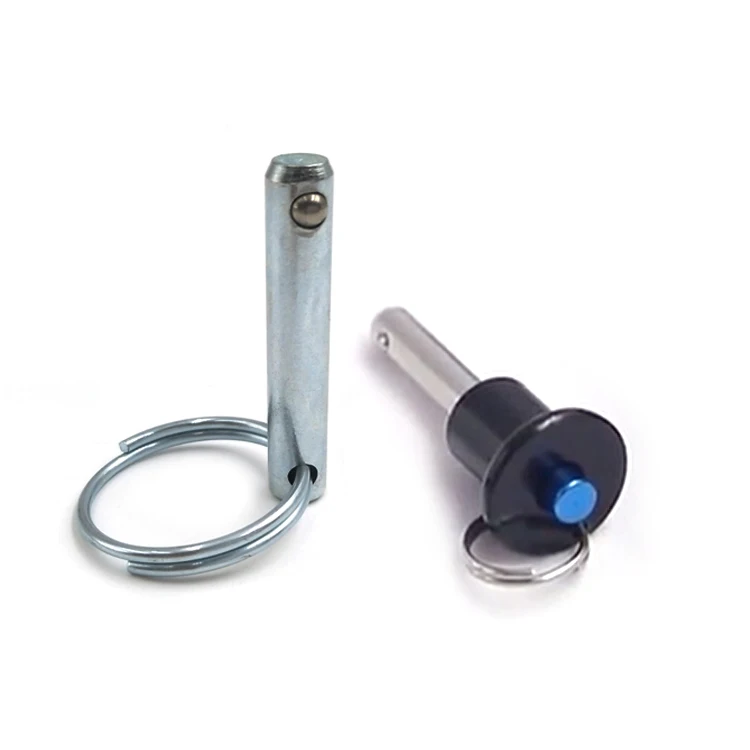 Pin Shaft Loaded Plunger Push button handle spring loaded ball locking pin Stainless steel Quick Release Ball lock Pin