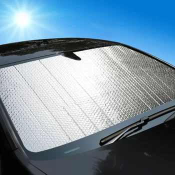 Printing Car Windscreen Sunshade Car Sun Shade Front Windshield Shades Popular Design Accept Customized Wholesale Price 130*60cm