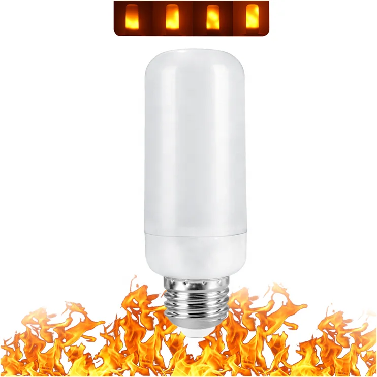 3W Blinking LED Flame Bulb E26 LED Bulb With Gravity Sensor Home Hotel Bar Party Decoration Flame Night Light Bulb