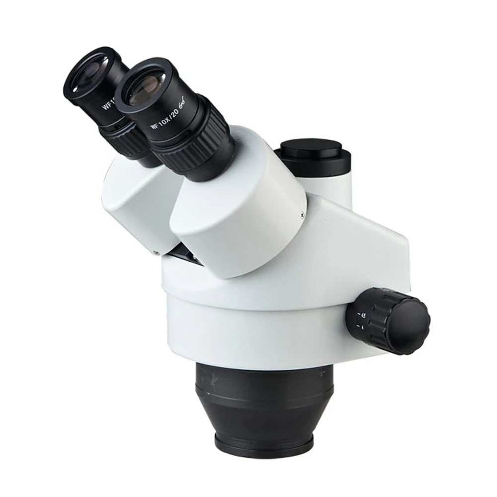 Factory Supply 7x - 45x Zoom Trinocular stereo microscope for