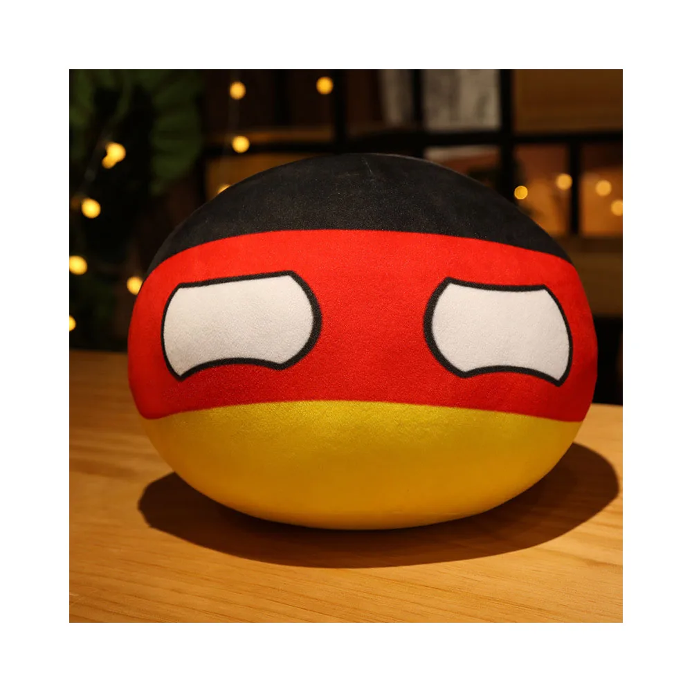 2026 Football World Country Themed Eco-Friendly Fashion Trend Unisex Cotton Polyester Plush Soccer Balls USA France UK Germany