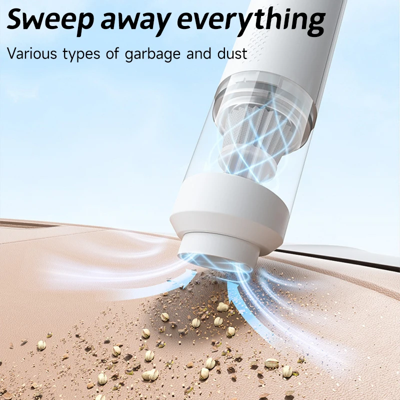 PCMOS High Suction Power Cordless Handheld Vacuum Cleaner Portable Wireless Product for Car Cleaning Wet and Dry Function - view 5