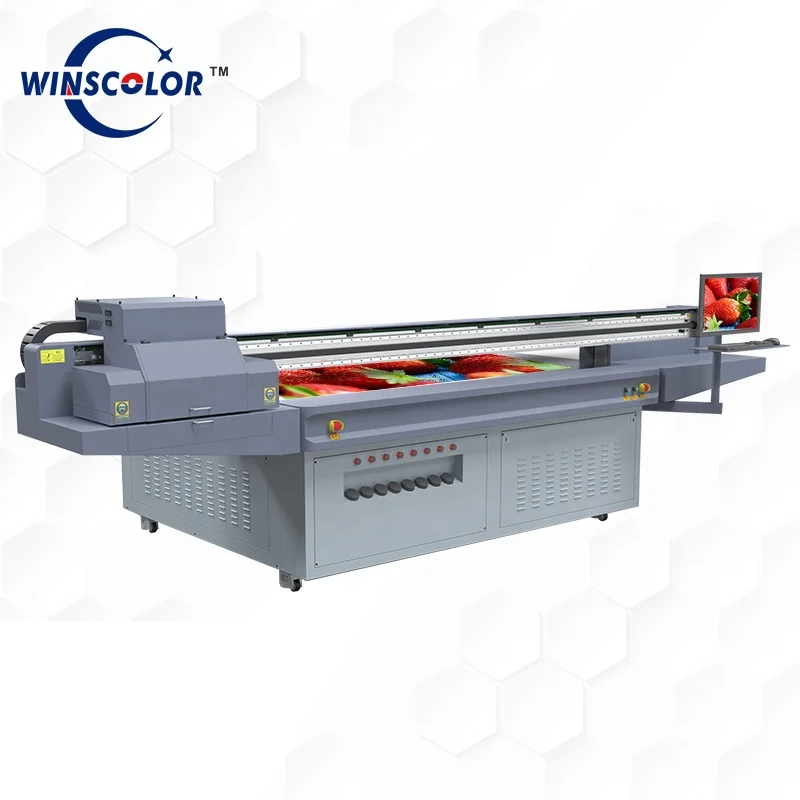 Competitive Price Large Format Uv Printing Machine Gen6 Printhead Uv Flatbed Printer