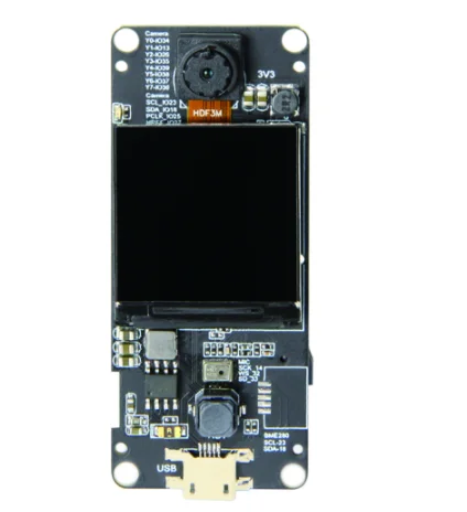TTGO T-Camera Plus ESP32-DOWDQ6 8MB SPRAM Camera Module OV2640 1.3 Inch Display Rear Camera Fish-Eye Lens / Normal Lens