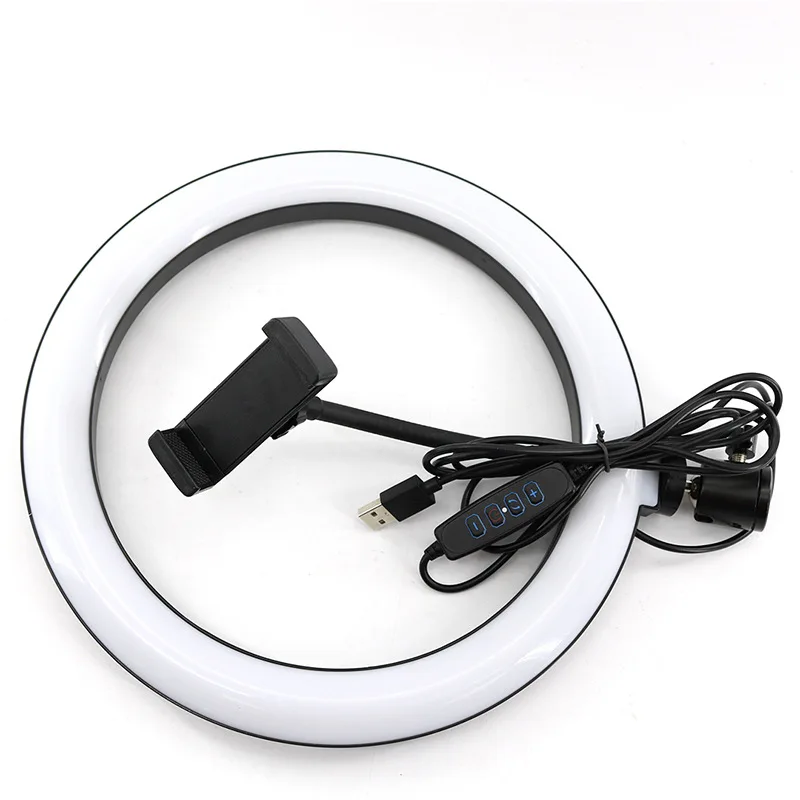 New Arrival LED Fill Light Cell Phone Selfie Stick Makeup Light Live Stream Adjustable Desk Lamp LED Selfie Ring Light