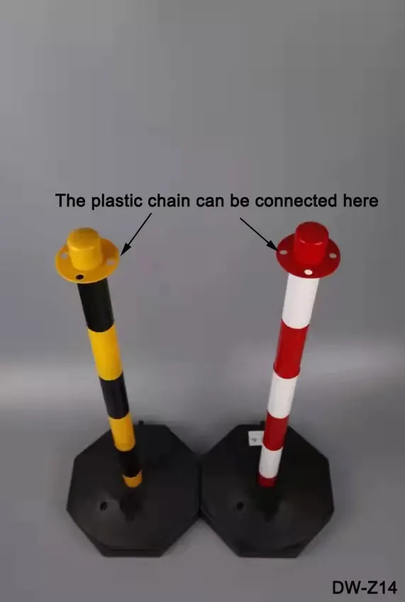 Industrial Safety Cone Rubber Base Delineator Post Traffic Delineator ...