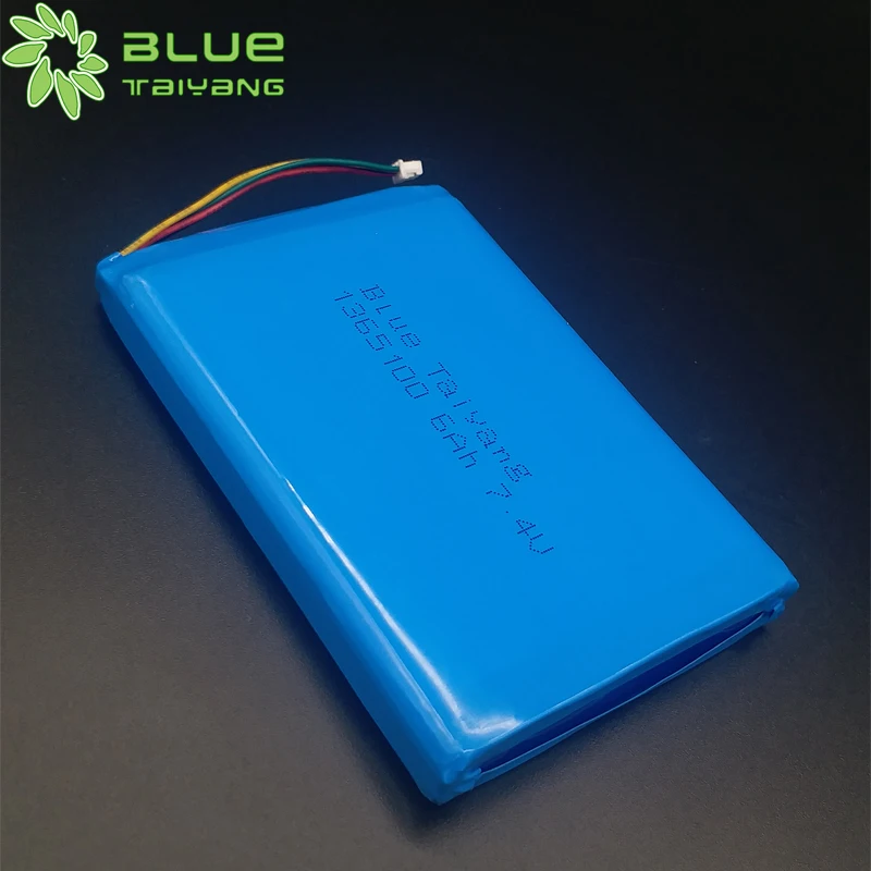 LP1365100 リチウムイオン電池 リポバッテリー 7.4V 6Ah 6000mAh 44.4 
