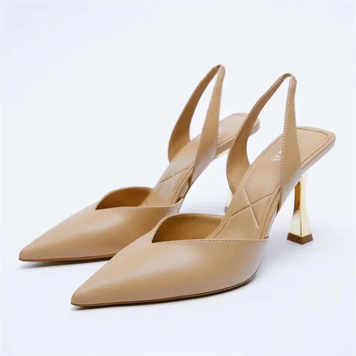 Natural colour heels best sale