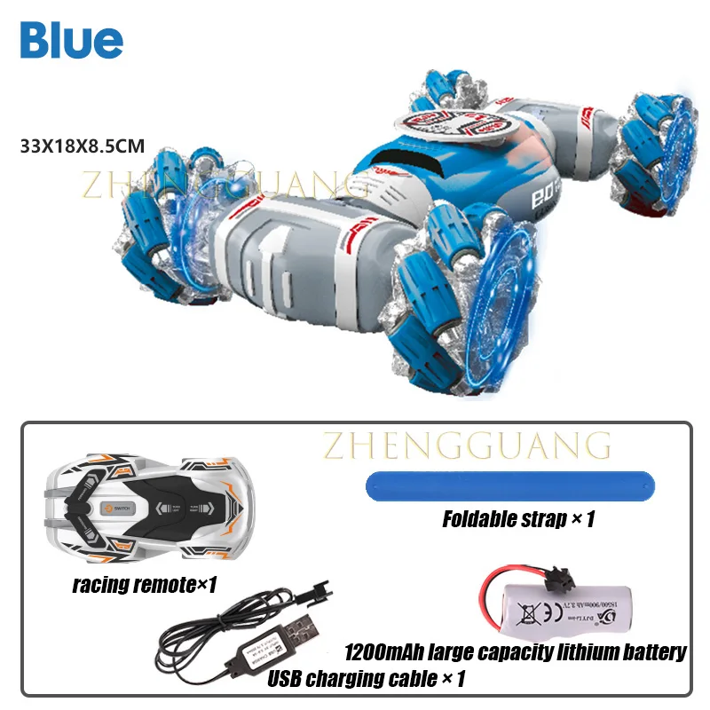 Zhengguang Double Side 1/16 Remote Control Gesture Controlled Rc Stunt