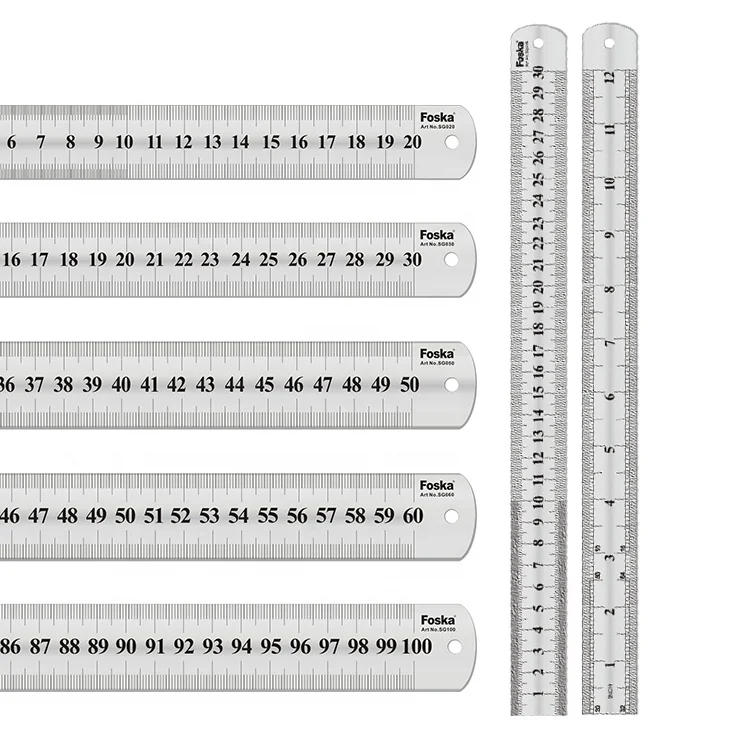 Righello Per Macchinista In Acciaio Inossidabile, 30,5 Cm - Foto 12