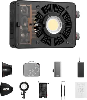 ZHIYUN MOLUS X100 Portable 100W 2700K-6500K CRI 95+ TLCI 97+ with BT App Brightness Control LED Video Light detail image