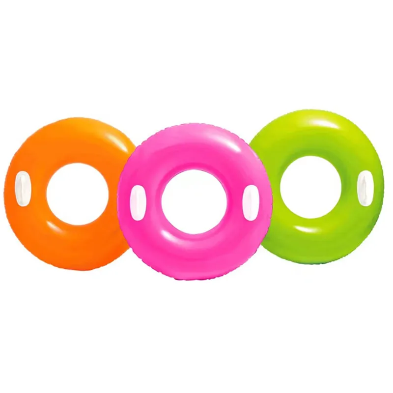 Intex 59258 Three Colors Float Water Play Handle Inflatable Swim Ring