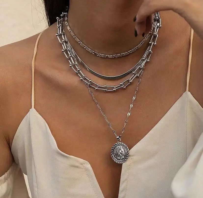 Buy Multi Layer Gold Plated Snake Round 