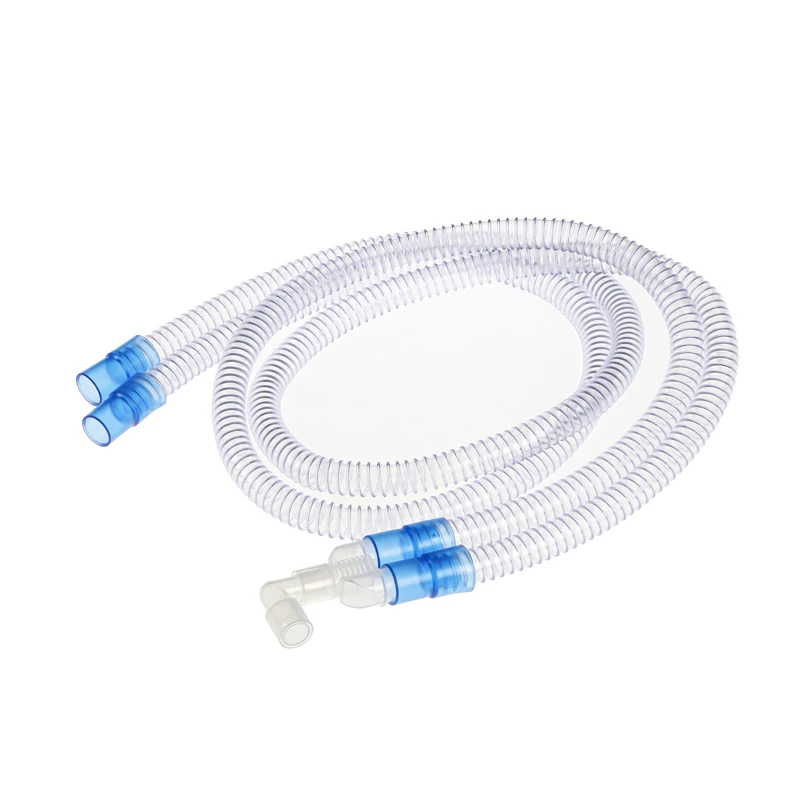 Wholesale Medical Smoothbore Breathing Circuit Disposable Anesthesia Ventilator Tubing for ICU/OR Latex-Free Single Use