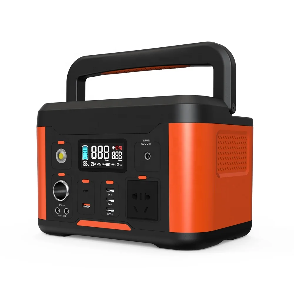 Portable Solar Power Station Generator 500w Large Capacity Secondary ...