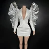 Bianco con argento
