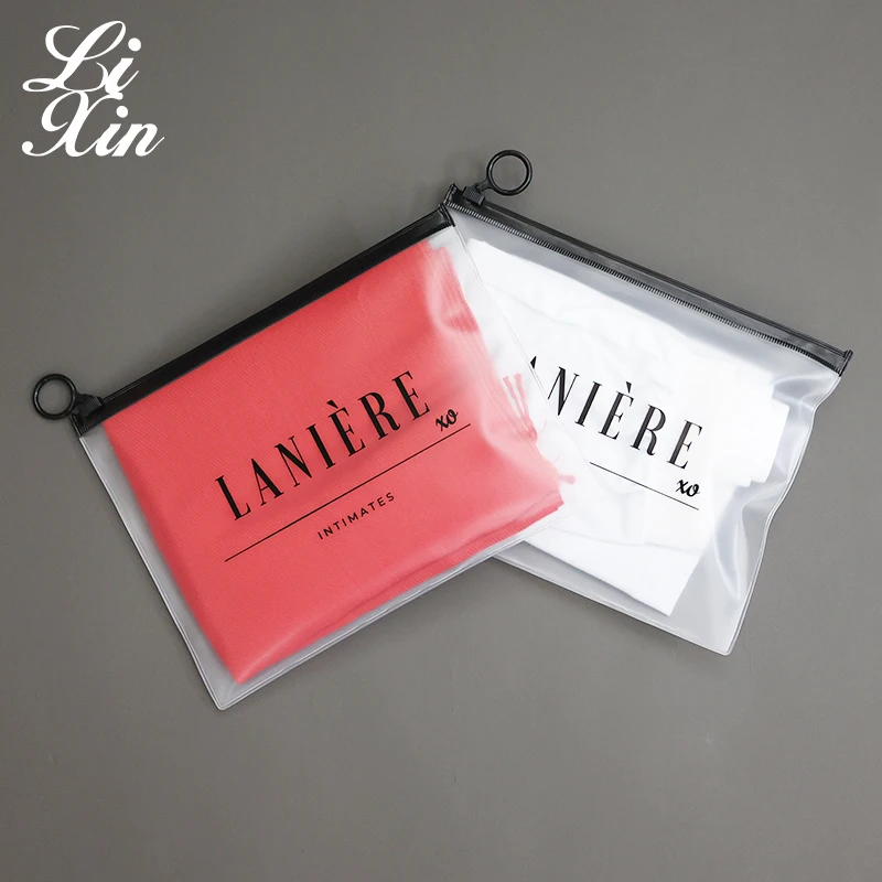 Black Zipper Bags With Logo Printed,custom Zip Lock Bags for