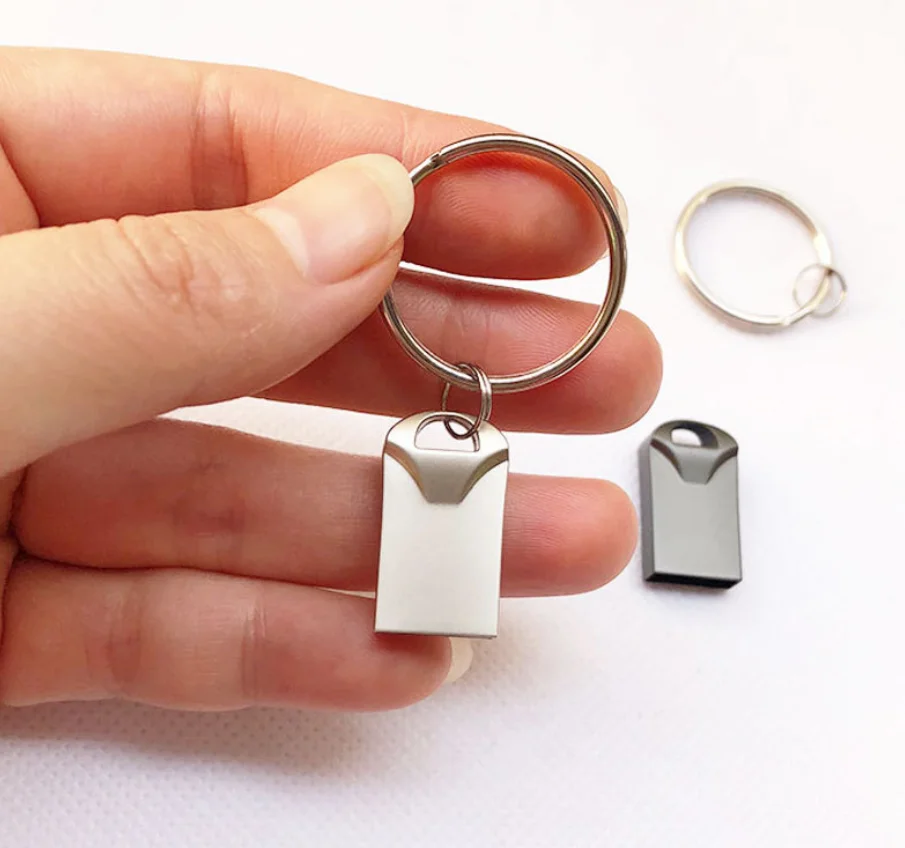 Real Mini Metal Tiny Usb Flash Drive Usb 2.0 4gb 8gb 16gb 32gb Pen Drive Memory Flash Card Memory Disk Usb Stick Key - ANKUX.COM