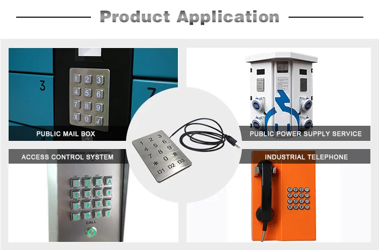 Optical touch keypad/Capacitive Touch Keypad/3x5 matrix backlight keypad
