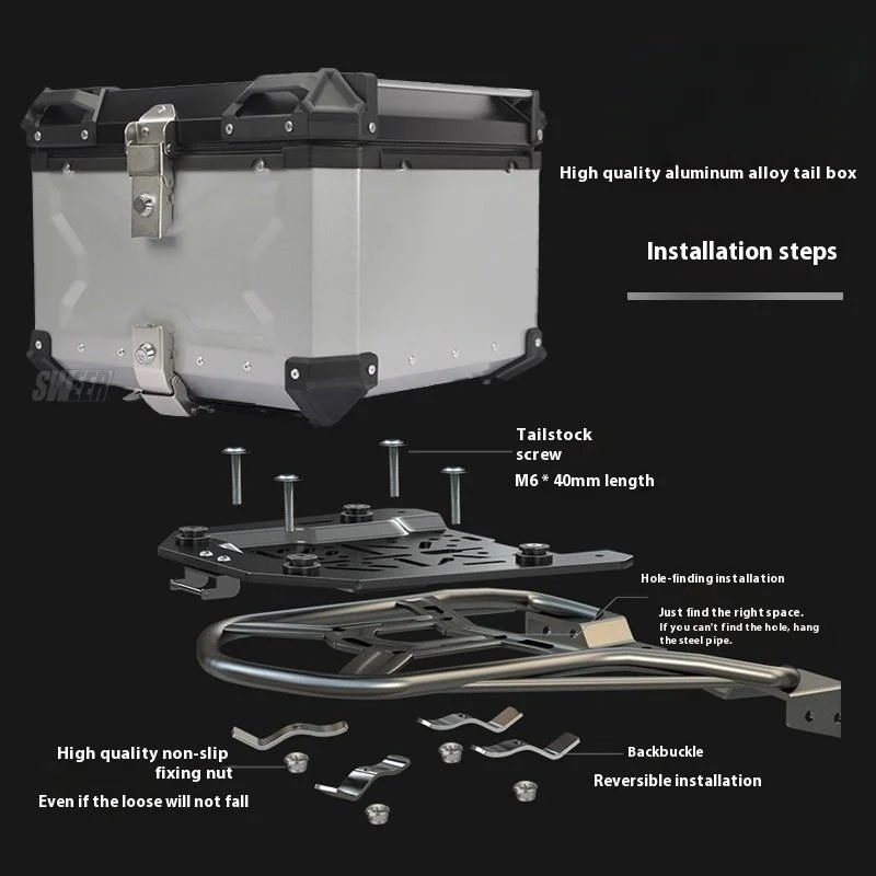 Hot Selling Motorcycle Top Boxes - Durable & Versatile