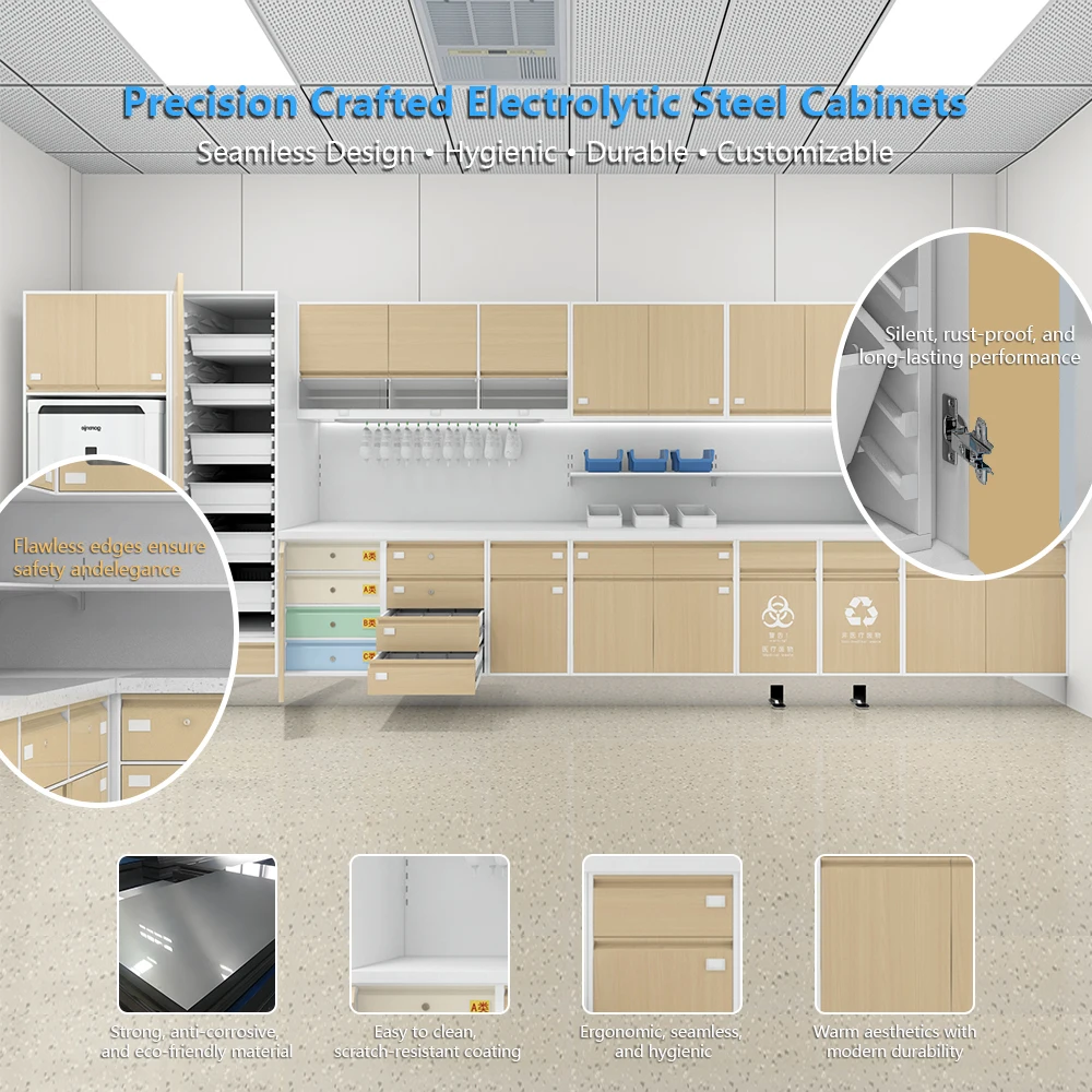 Combination Medical File Cabinet for Hospital Clinic School Gym & Workshop-Modern Design Furniture Product 2