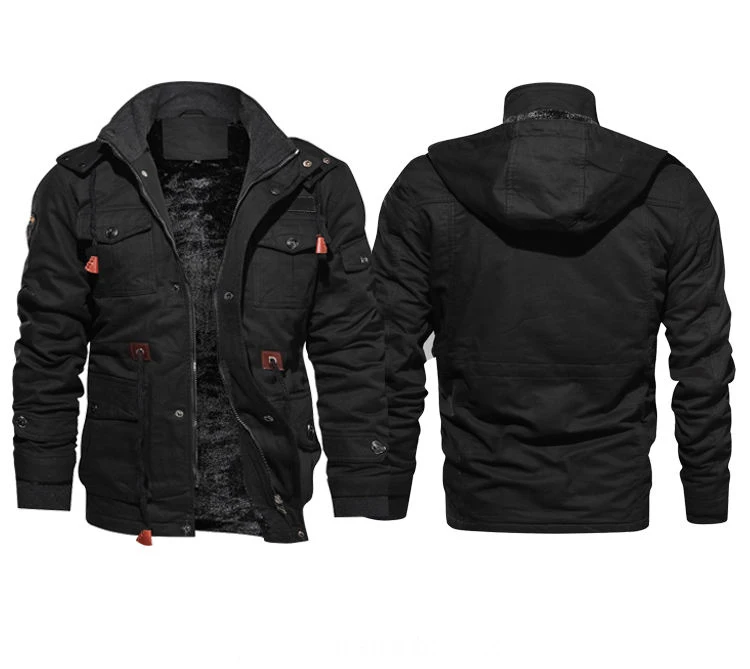 Custom High Quality Mens Pilot Jacket Winter Fleece Jackets Warm