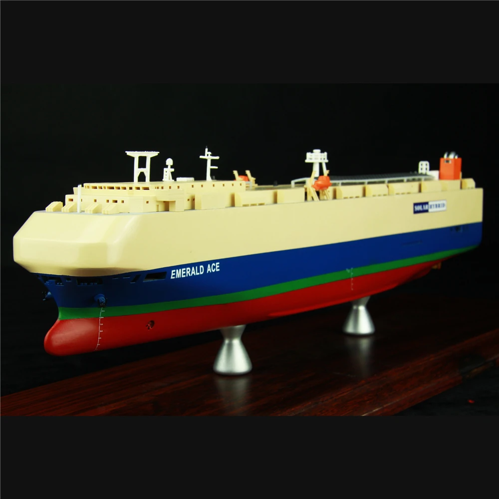 【A】40cm Automobile ro-ro vessel model Automobile ro-ro shipping model Rauma shipyard O.A.S shipmodel