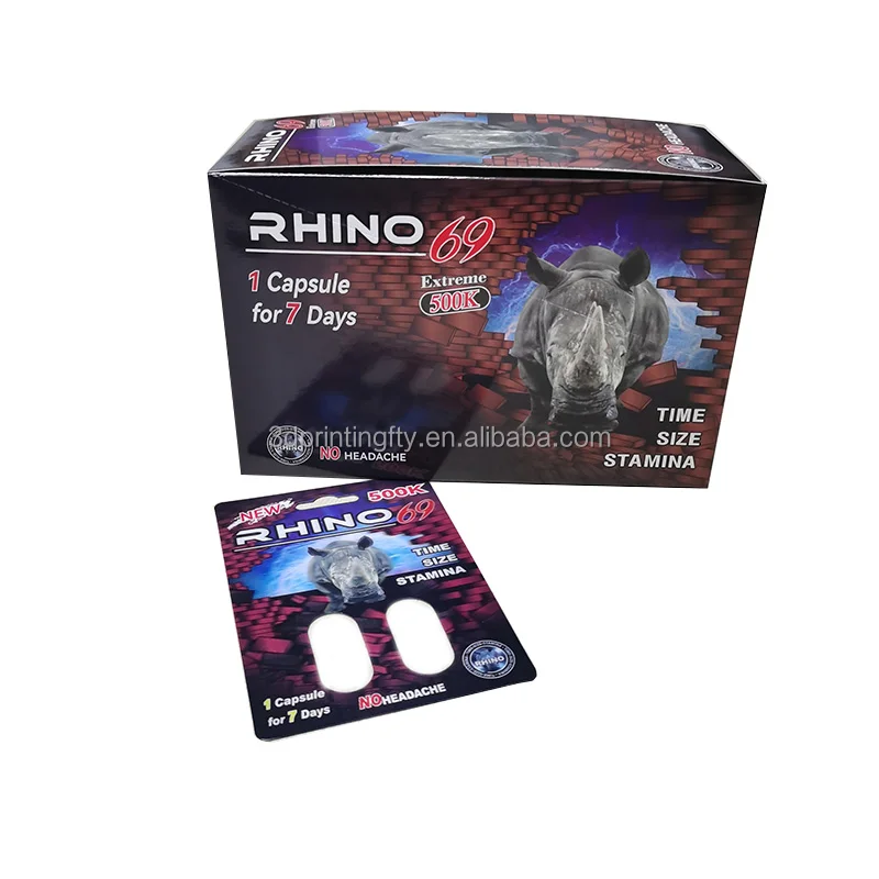 2022 Hot Rhino 69 Rhino Pills Penis Enlargement Male Sexual Enhancement Pills Custom Shape Paper Card Display Box Packaging Buy Rhino 69 Rhino Pills Sexual Enhancement Pills Product on Alibaba