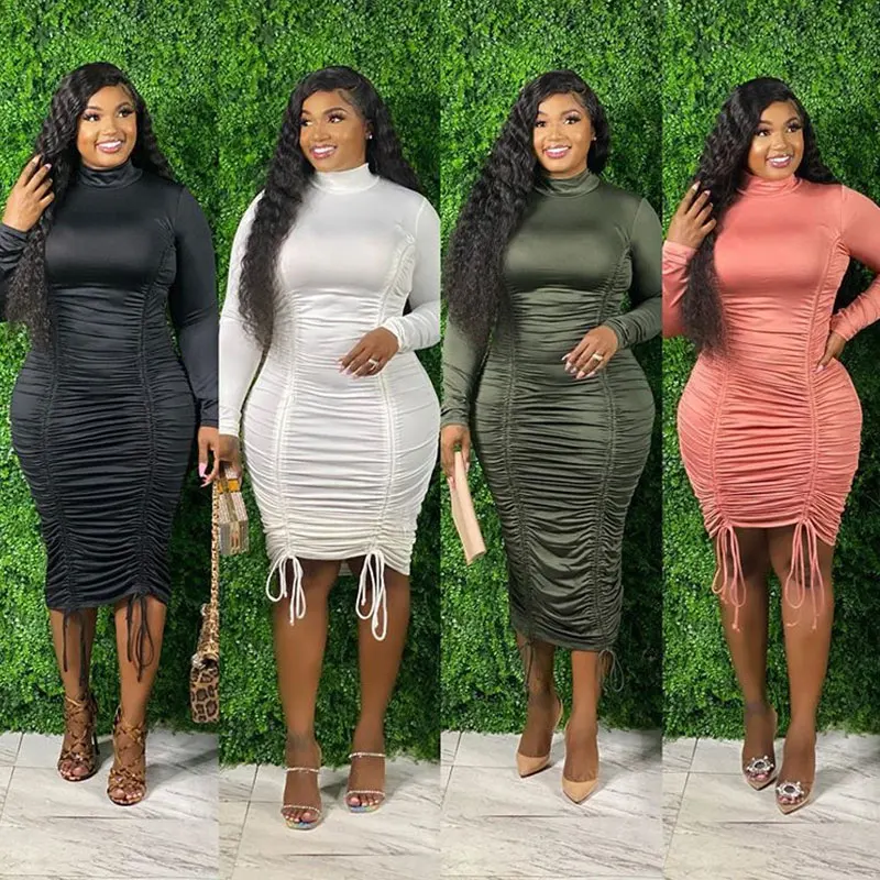 Spring Dresses 2022 Long Sleeve Bodycon 