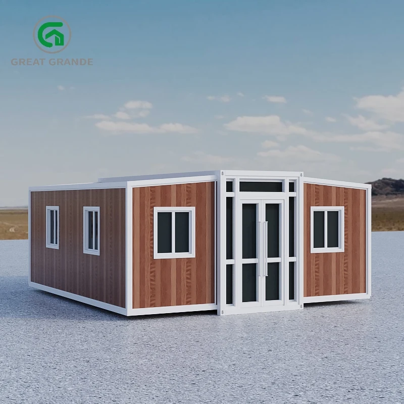 Yaşam ve ofis için prefab 20 ft konteyner evi kurulumu