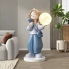 Ornements de veilleuse Bouquet Girl - Bleu