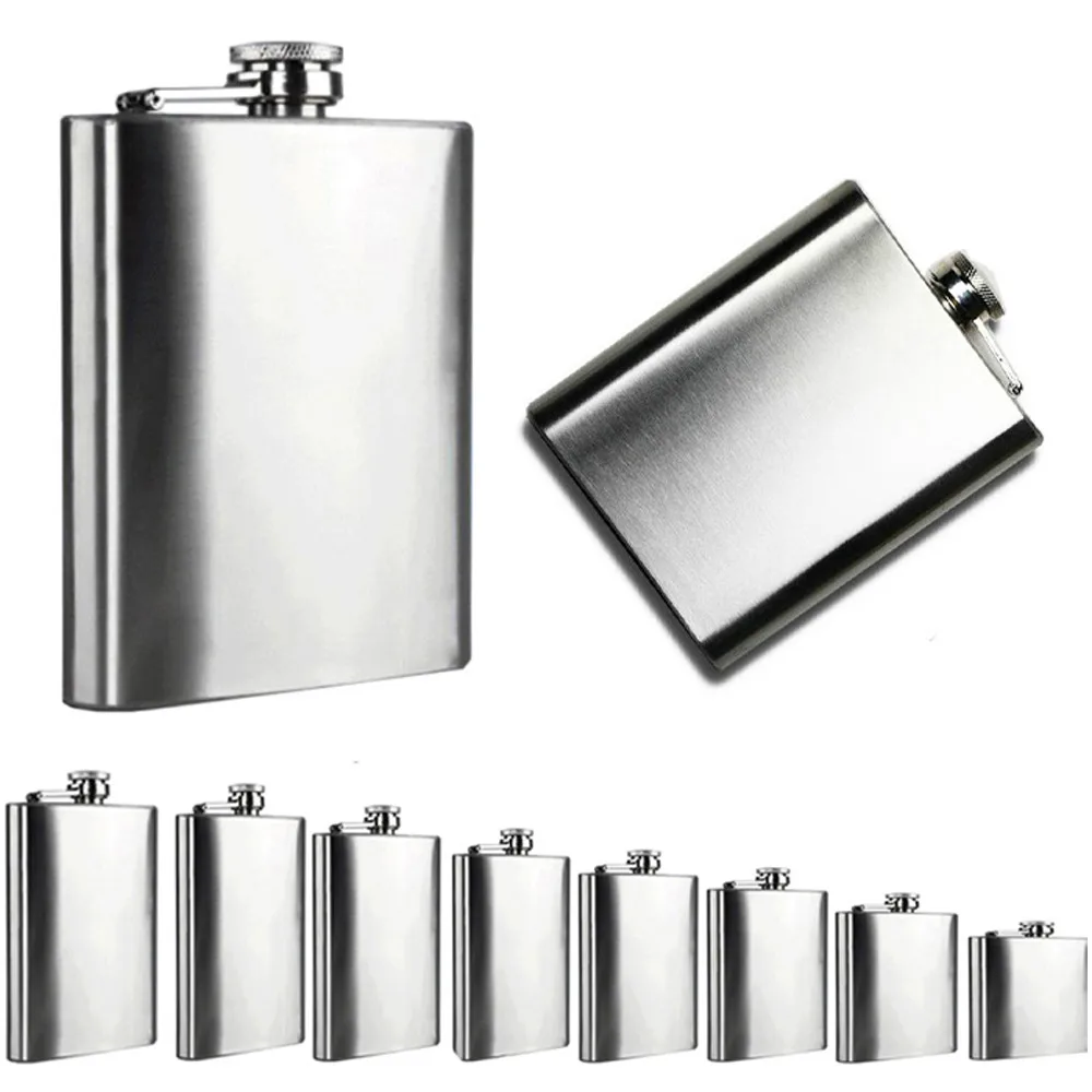 H466 8 Oz Alcohol Bottle - Portable Whisky Flask