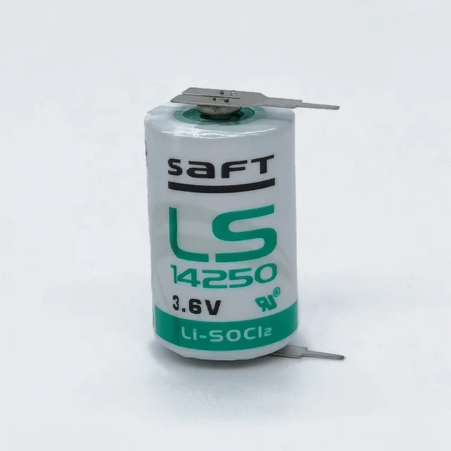 SAFT LS14250-2PF Original and Genuine LI-SOCL2  battery LS14250 with plugs 3.6V  suitable for industrial control PLC