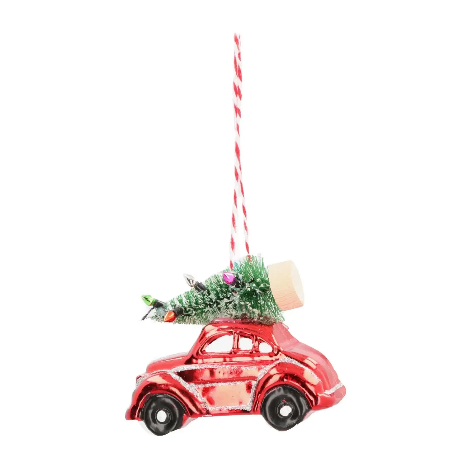 NOXINDA Custom Designed Hand-Blown Glass Mini Car Hanging Crafts Sculpture Statue Ornaments Blue Truck Christmas Tree Ornaments