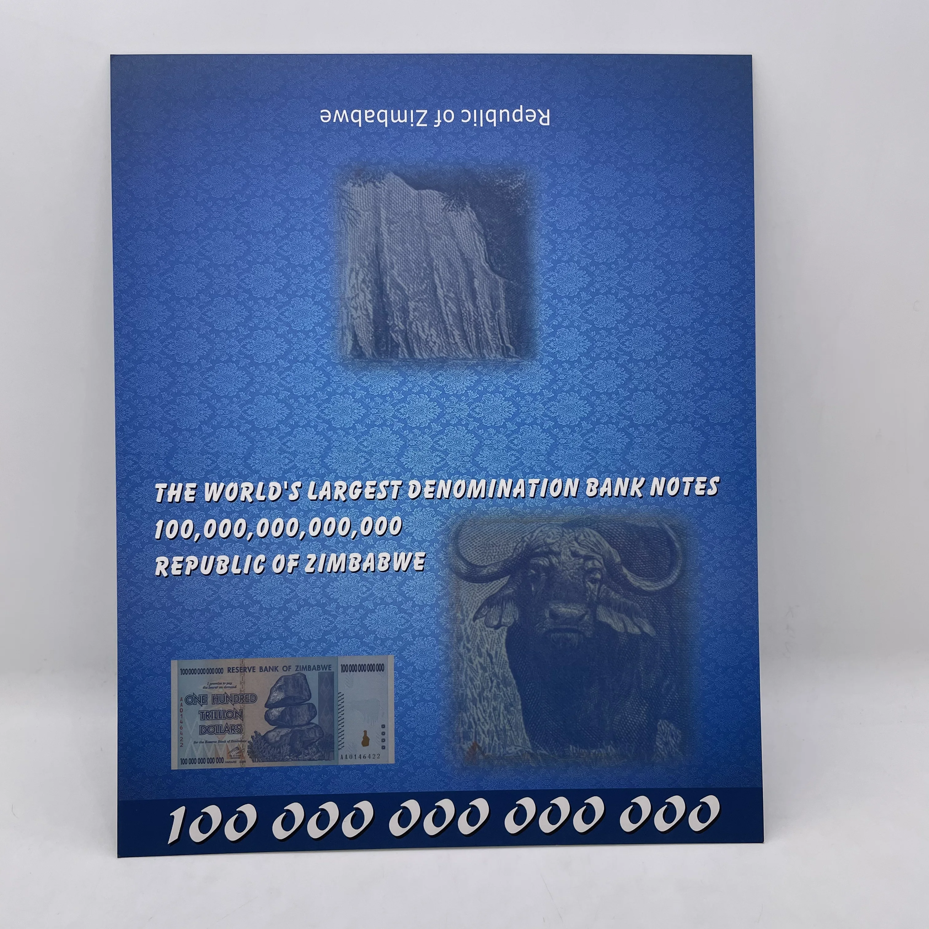 RTS Зимбабве деньги филателистических книга банкнот коллекция бумажный альбом