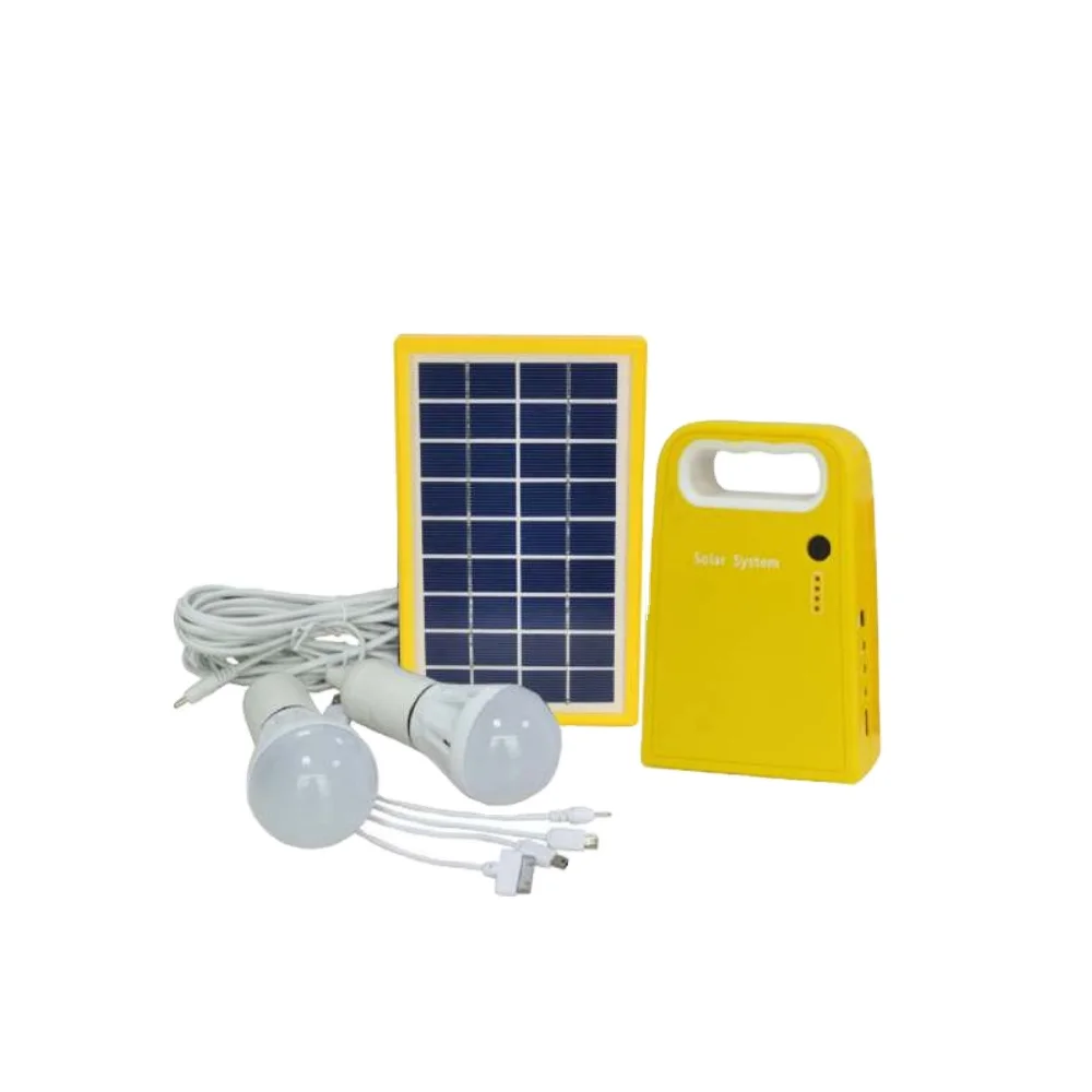 Wholesale Price 3W Mini Portable Camping Home Personal Use Lighting Power Solar Kits System